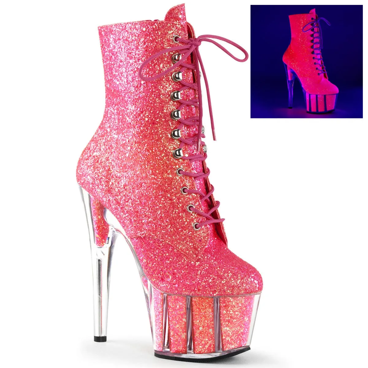 Breathable Interior ADORE-1020G Neon Pink Glitter/Neon Pink Glitter