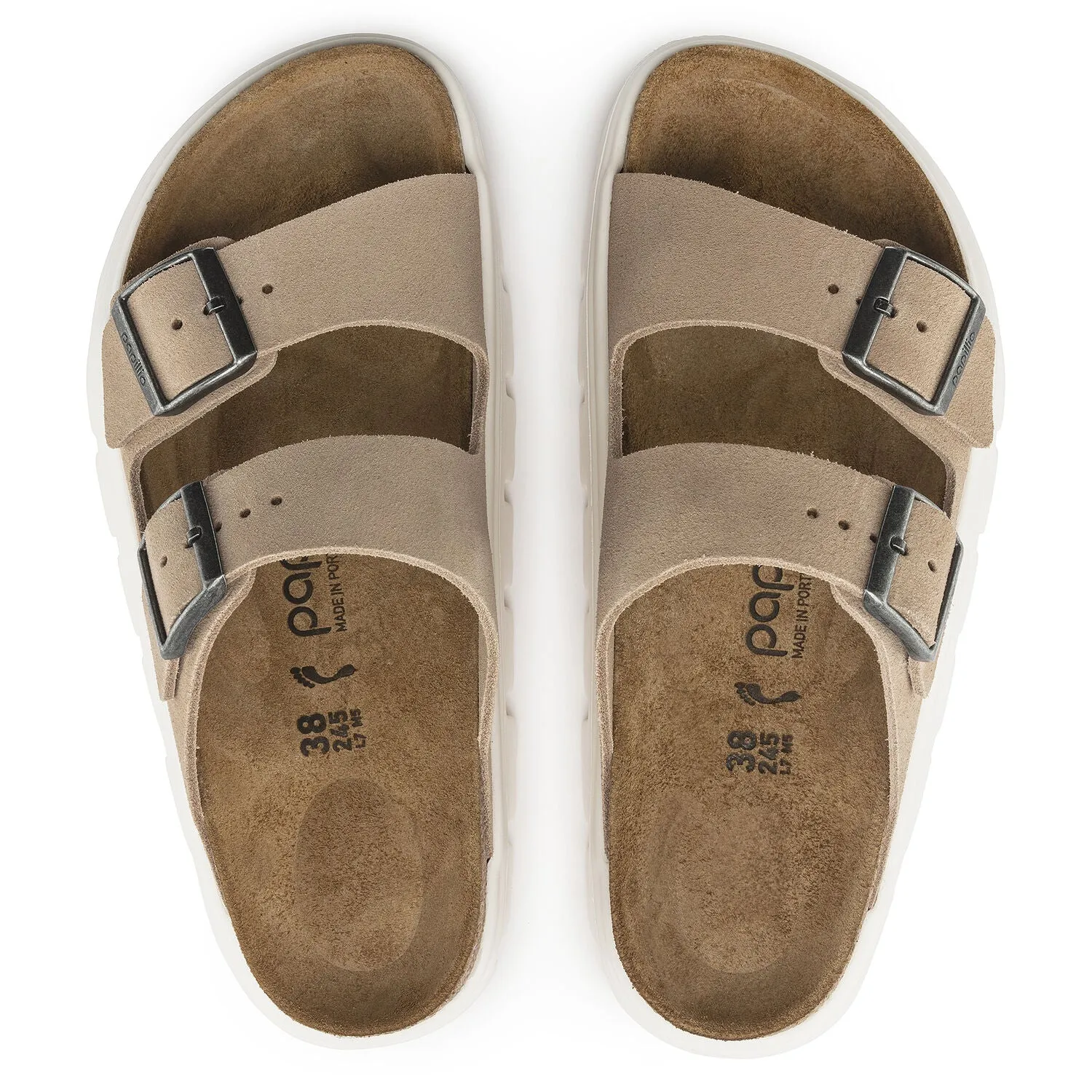 Comfy Travel Flats Comfortable Design Arizona Chunky - Warm Sand