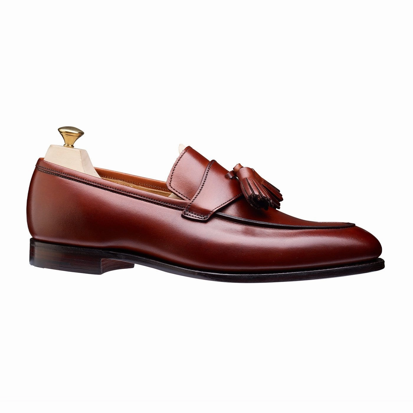 Sophie 2 Chestnut Burnished Calf Monk Strap Style Chisel Cut