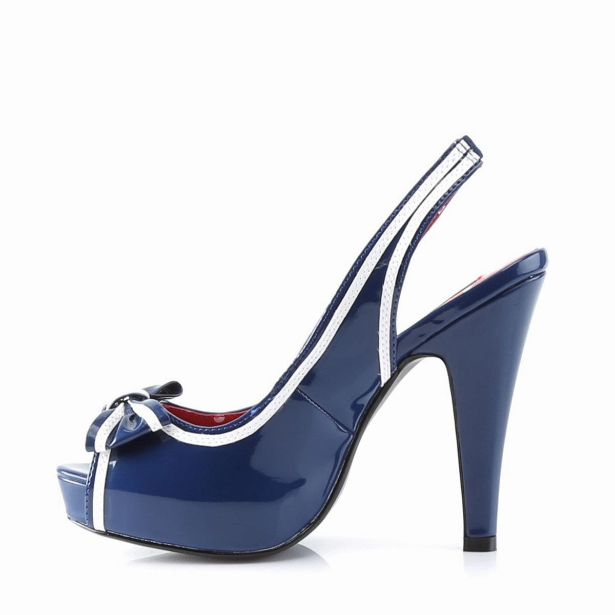 Shore Play BETTIE-05 Navy Blue Patent