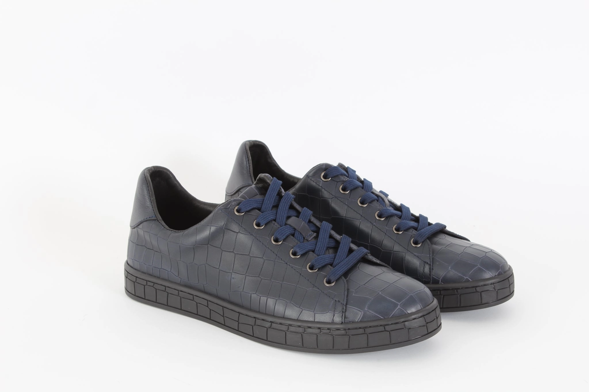MARIO CERRUTTI Croc low top sneakers Cotton Base