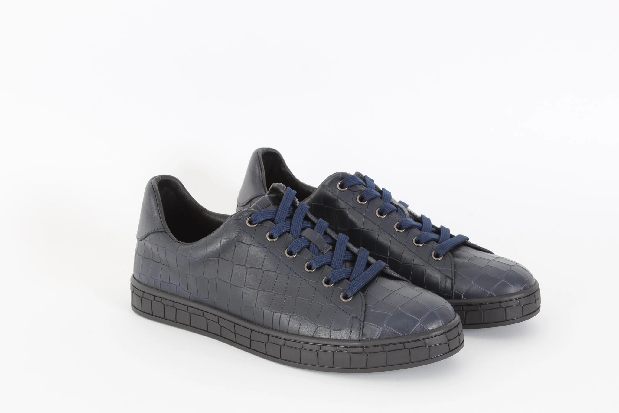 MARIO CERRUTTI Croc low top sneakers Cotton Base