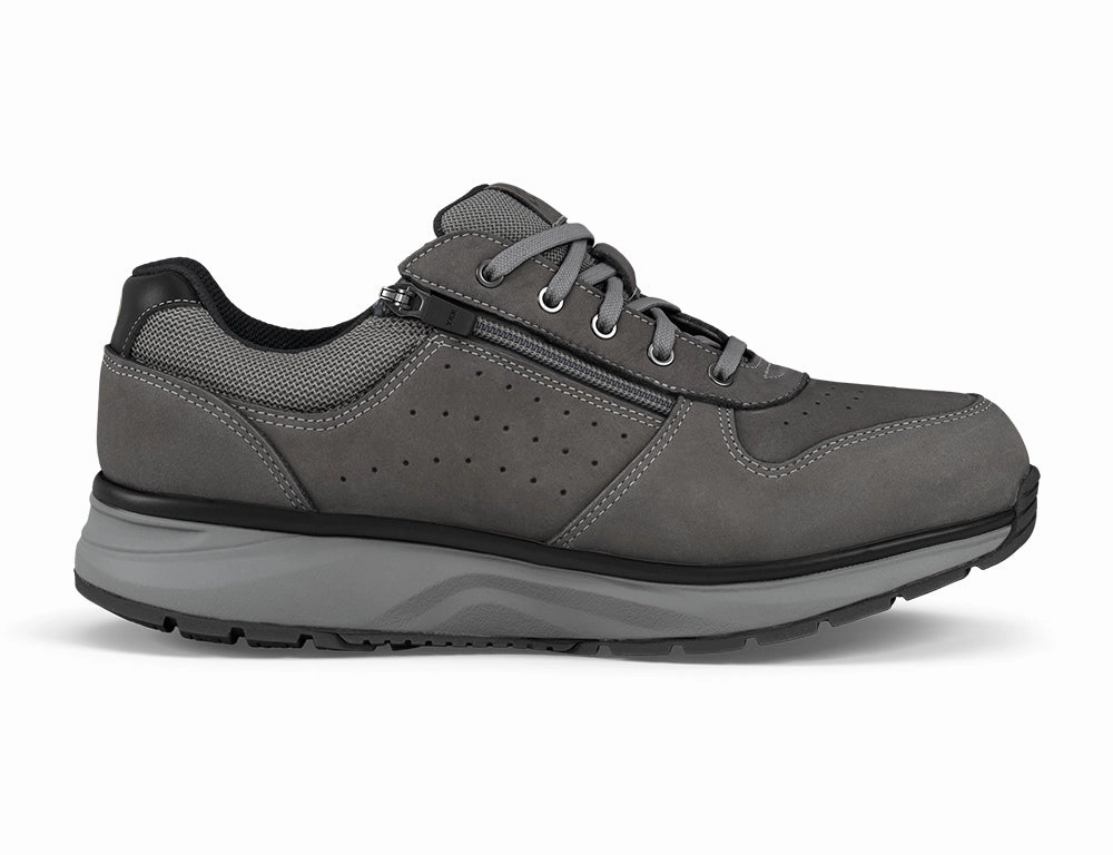 Mens Active Zip Dynamo Dark Grey Trainers Training Mode