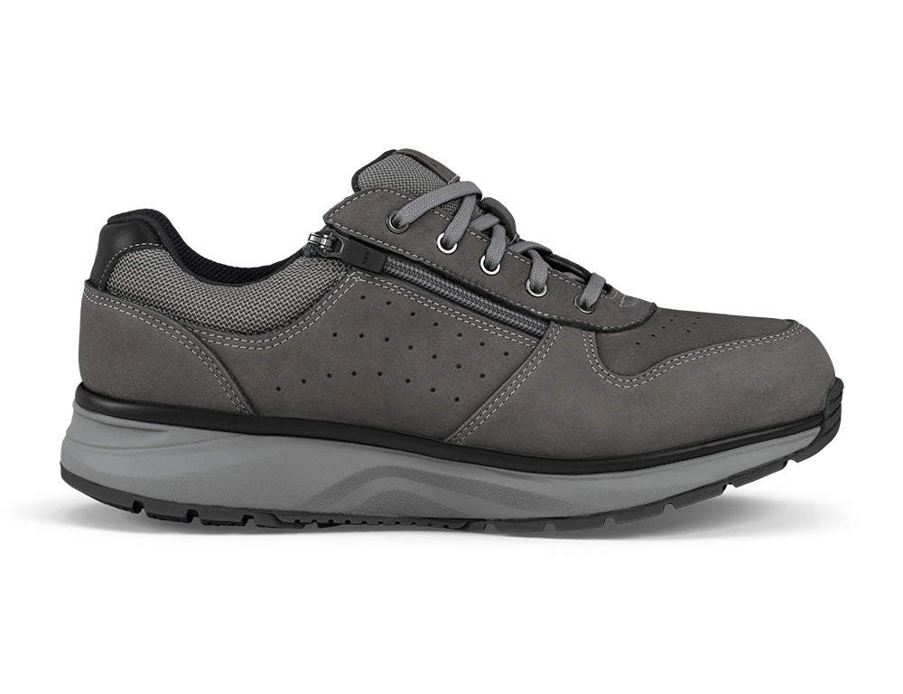 Hiking Beauty Walk Mens Active Zip Dynamo Dark Grey Trainers