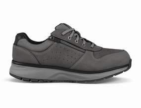 Hiking Beauty Walk Mens Active Zip Dynamo Dark Grey Trainers