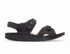 Boho Free Firm Edge Mens Finnamic Yuma Schwarz Olive Sandals