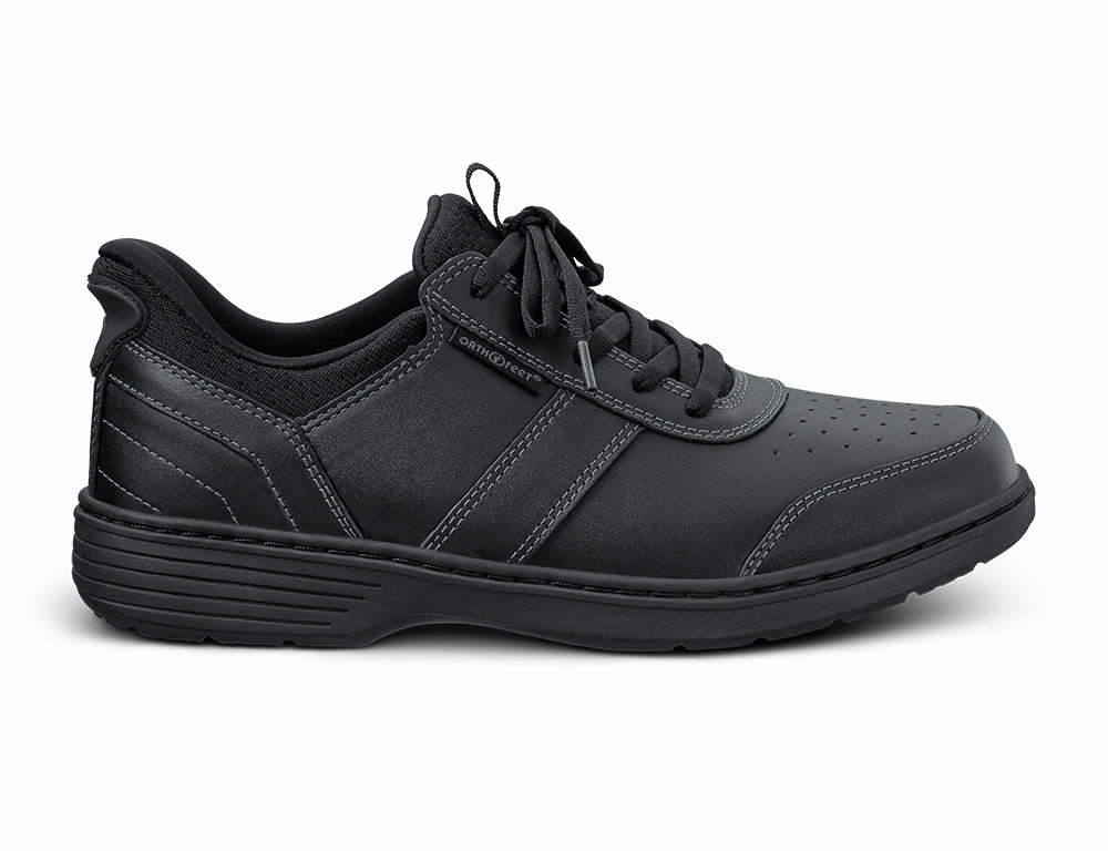 Mens Hands-Free Pierre Black Shoes easy move