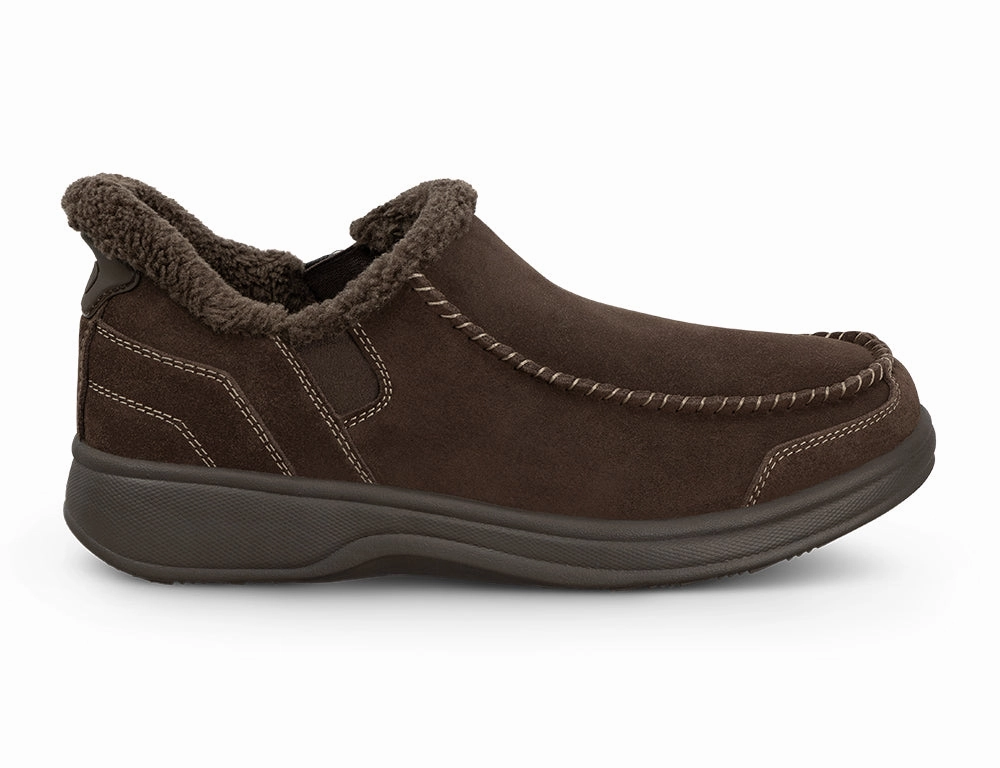 On Trend Mens Hands-Free Vito Chocolate House Shoes