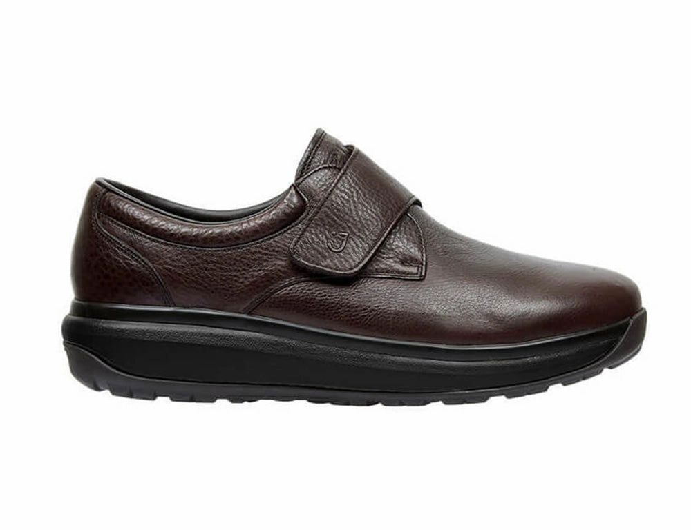 Stone Gray Cushioned heel Mens Senso Adjustable Edward Brown Shoes