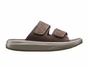 Mens Senso Adjustable Max III Brown Sandals Moisture wicking