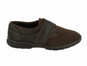 Silk Feel Mens Stretch Carlton Brown Slippers