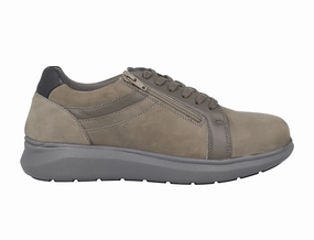 Color Play Mens Wide Fit Zip Orion Grey Trainers