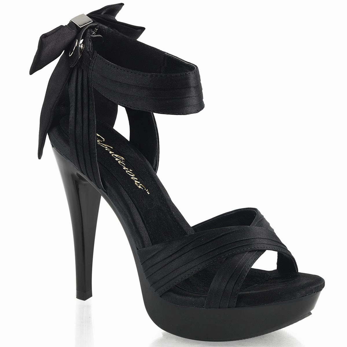 London Cool COCKTAIL-568 Black Satin/Black