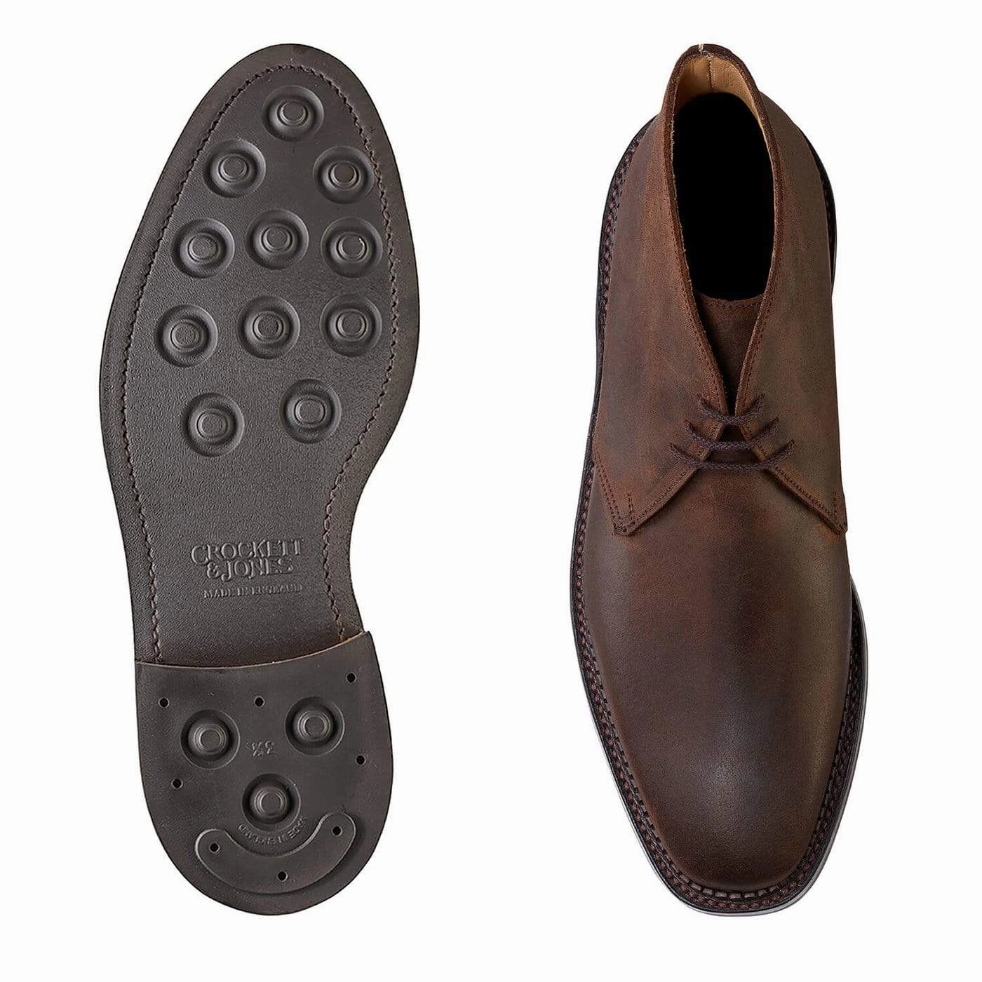 LaceUp Molton Dark Brown Rough-Out Suede