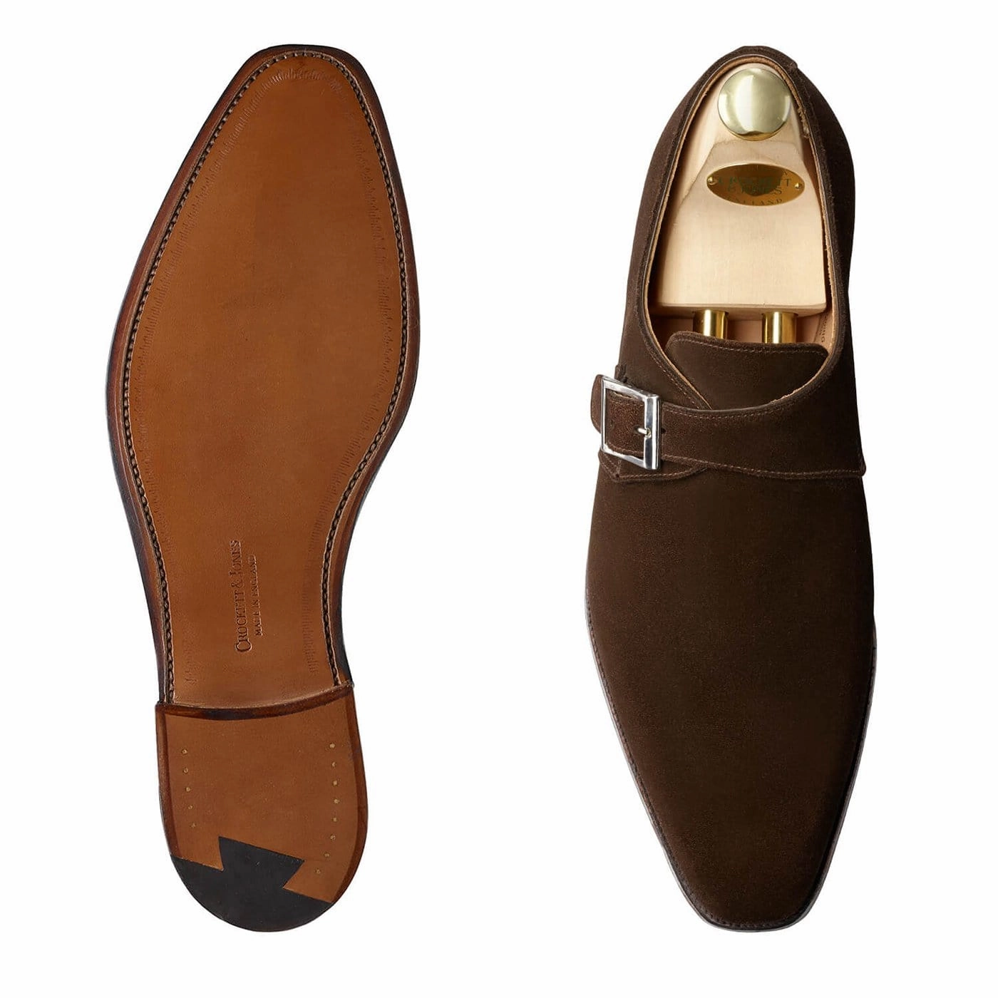 Easy Flow Step Light Monkton Dark Brown Calf Suede