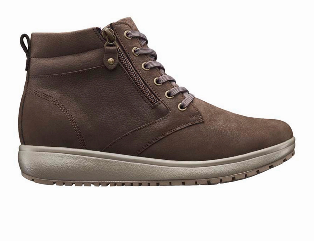 Royal Mood Denim Cool Womens Senso Zip Wilma II Brown Boots