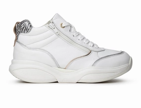 Womens Rocker SWX16 White Trainer Boots design waterproof