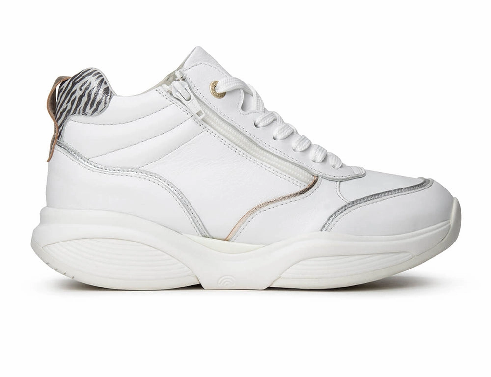 Womens Rocker SWX16 White Trainer Boots design waterproof