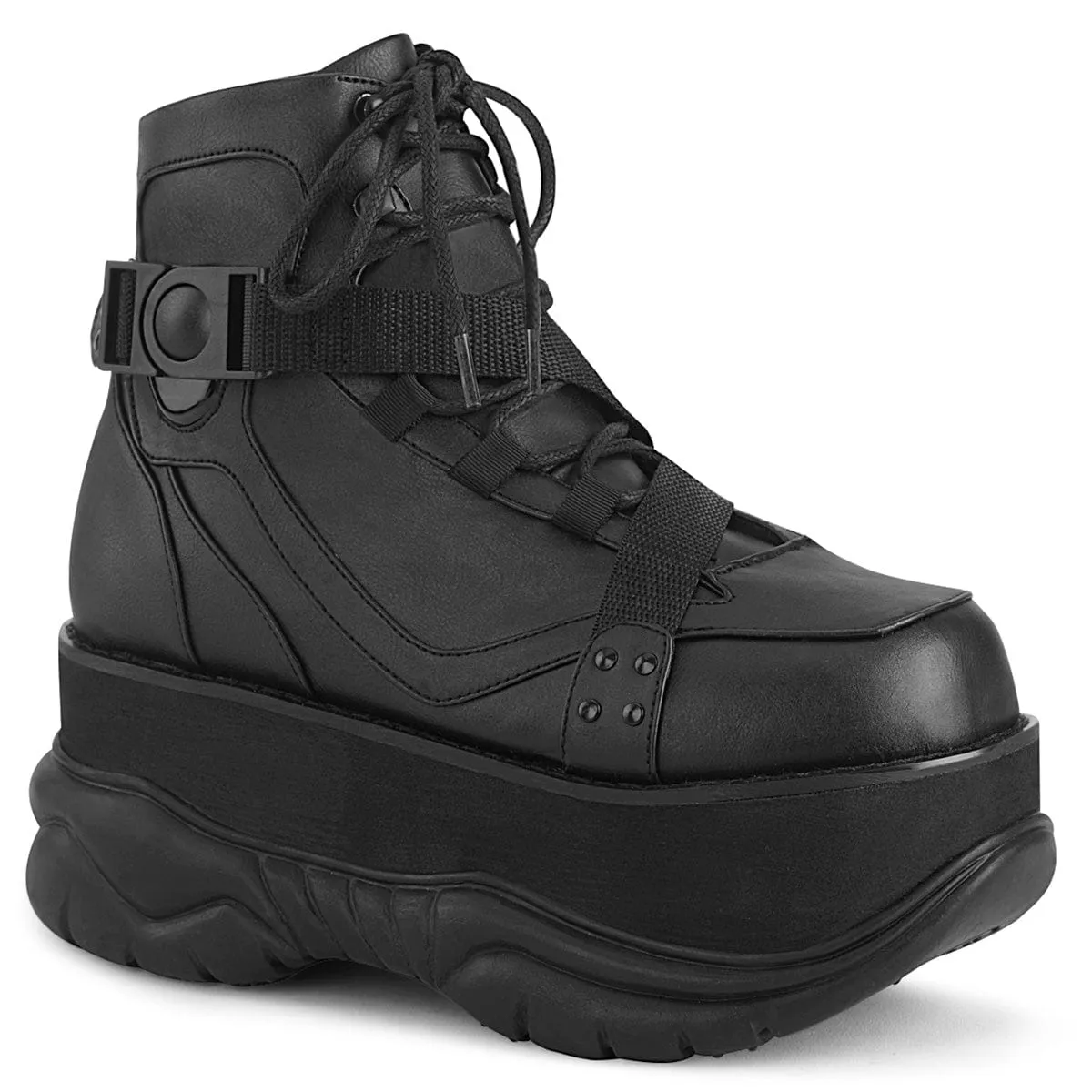 Weather resistant NEPTUNE-181 Black Vegan Leather