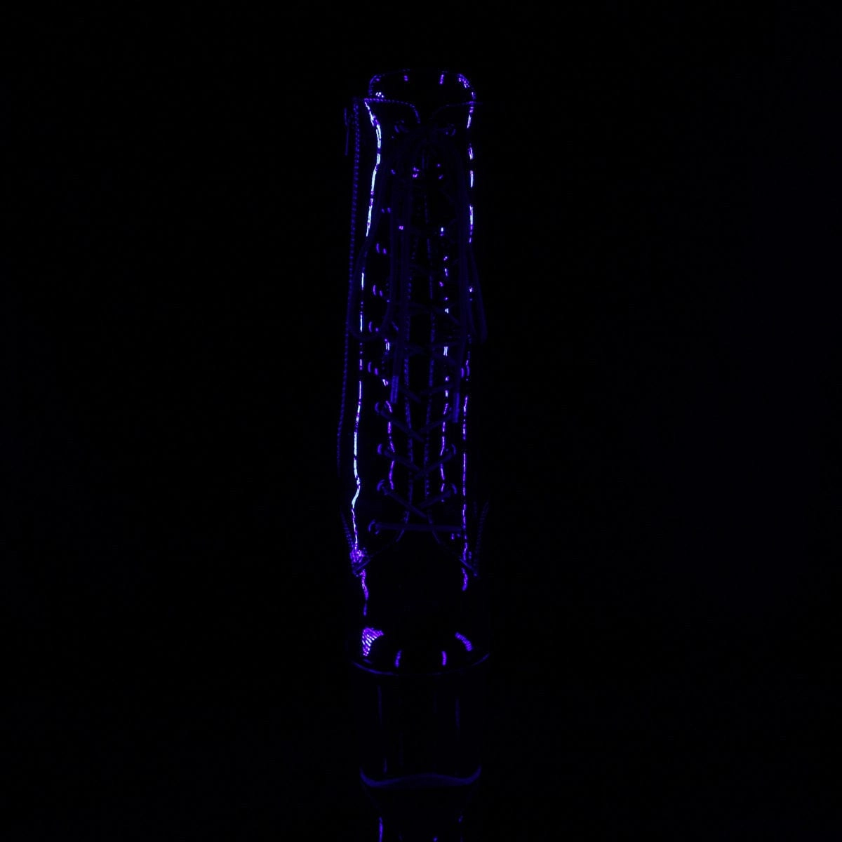 Cushioned Insole Cozy Interior SKY-1020TT Black Patent/Black-Neon Hot Pink