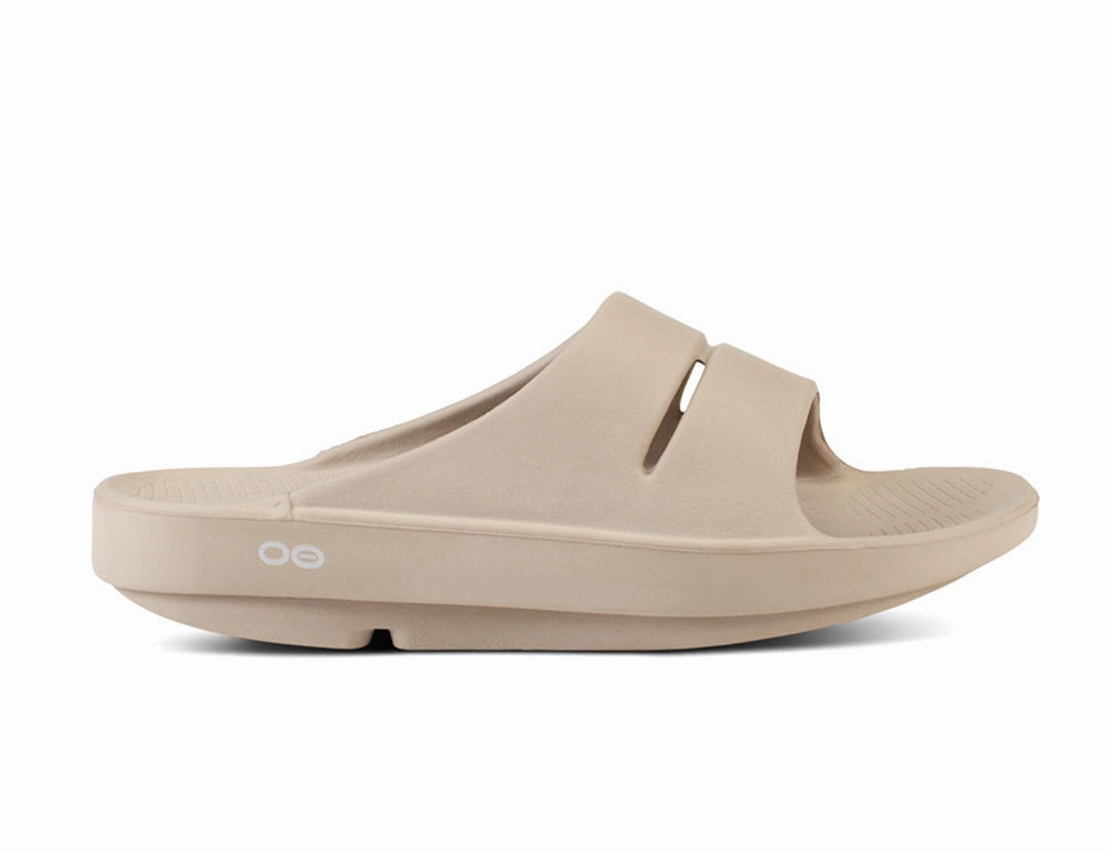 OOfos OOahh Nomad Recovery Slides Soft Tone Youth Fresh