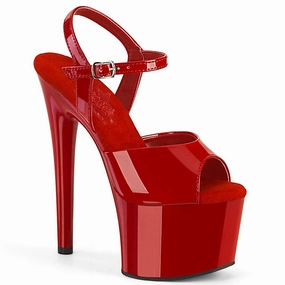 PASSION-709 Red Patent/Red Outdoor Vibe Elegant Shoes