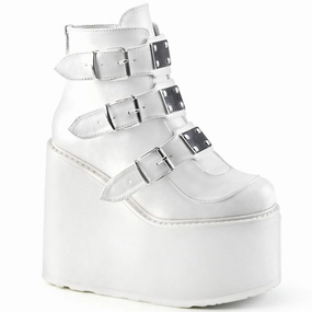 Wild Trek SWING-105 White Vegan Leather