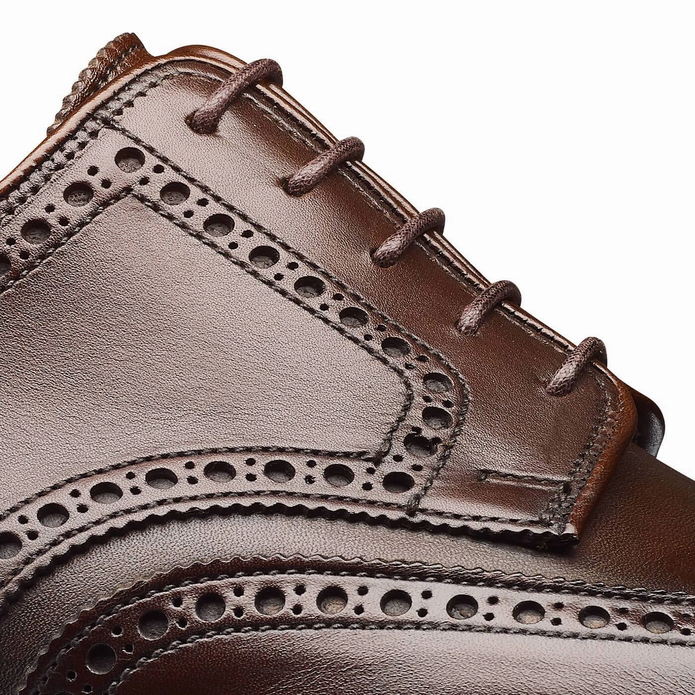 Pembroke Dark Brown Wax Calf Lace-Up Design Anti-Slip Function
