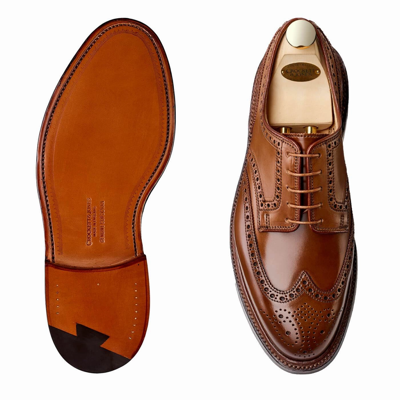 Union Pair Leather Sole Pembroke Whisky Cordovan