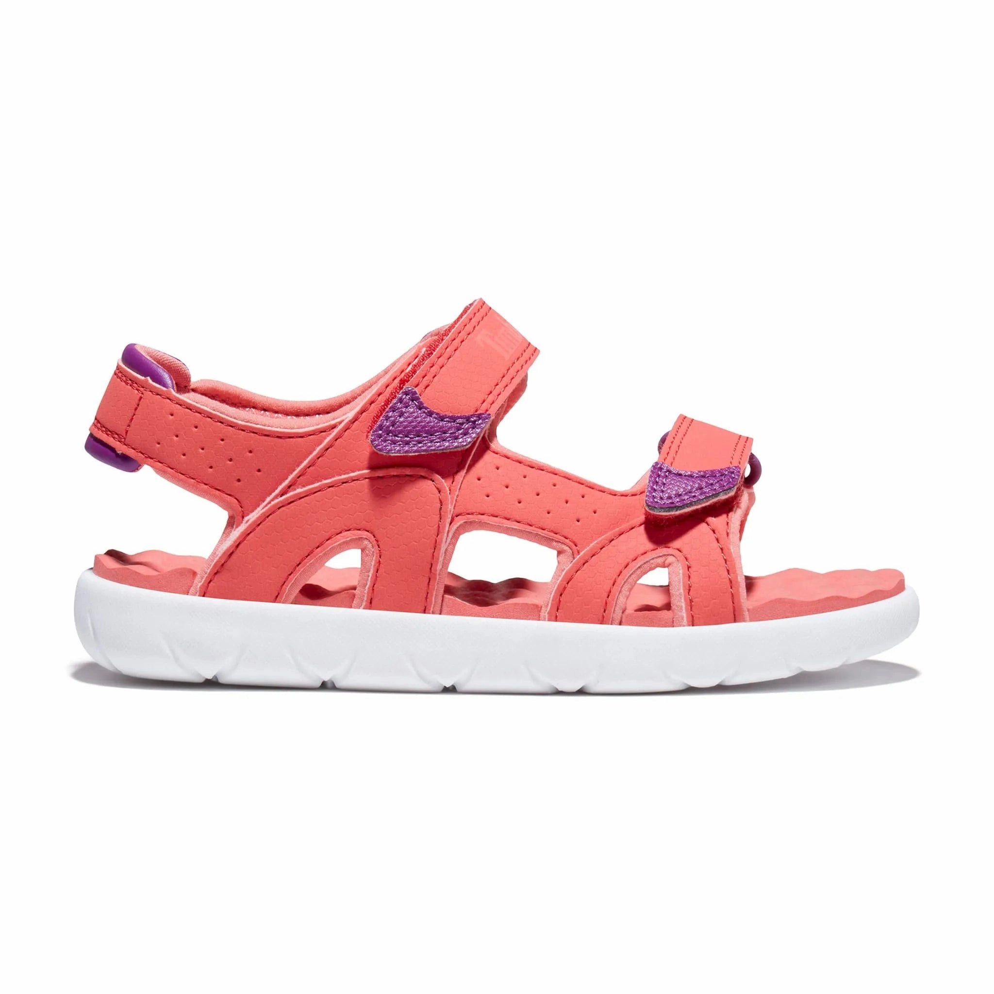 Comfy Strap Chic Sporty Sandals Perkins Row - Dark Pink