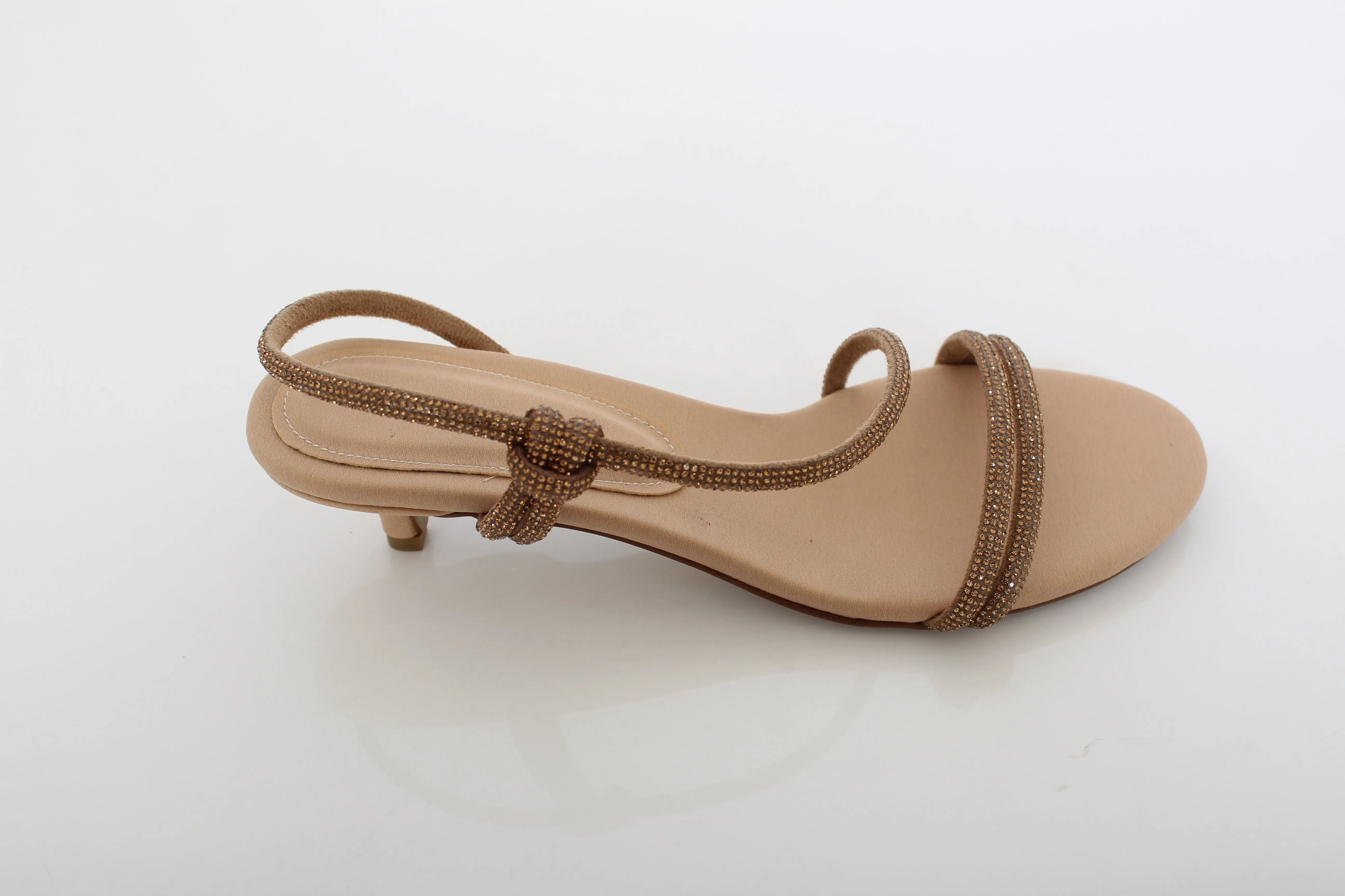 PINO VERDE Low Heel Sandals Step Fresh