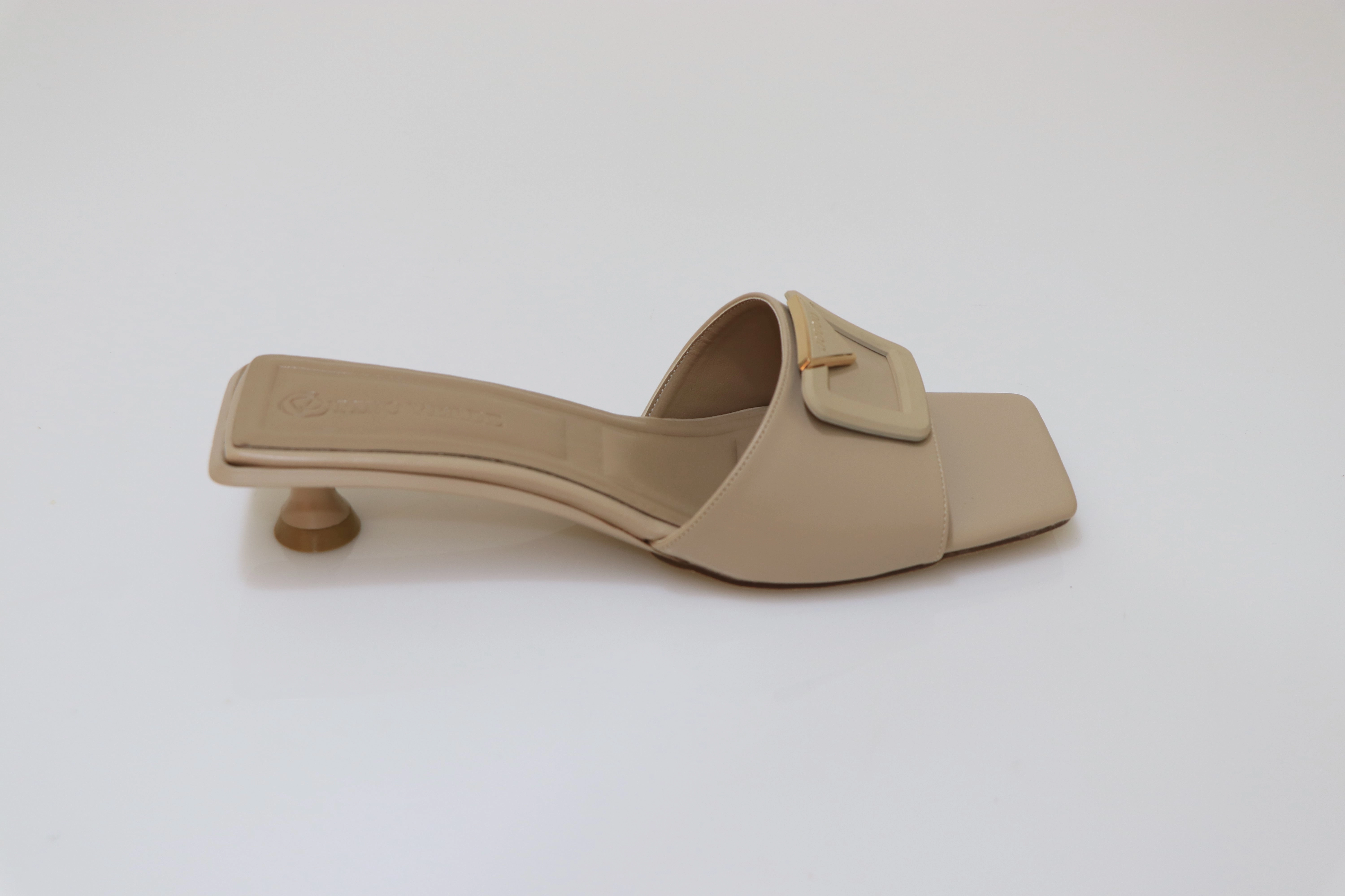 PINO VERDE Open Toe Mules Smart Look