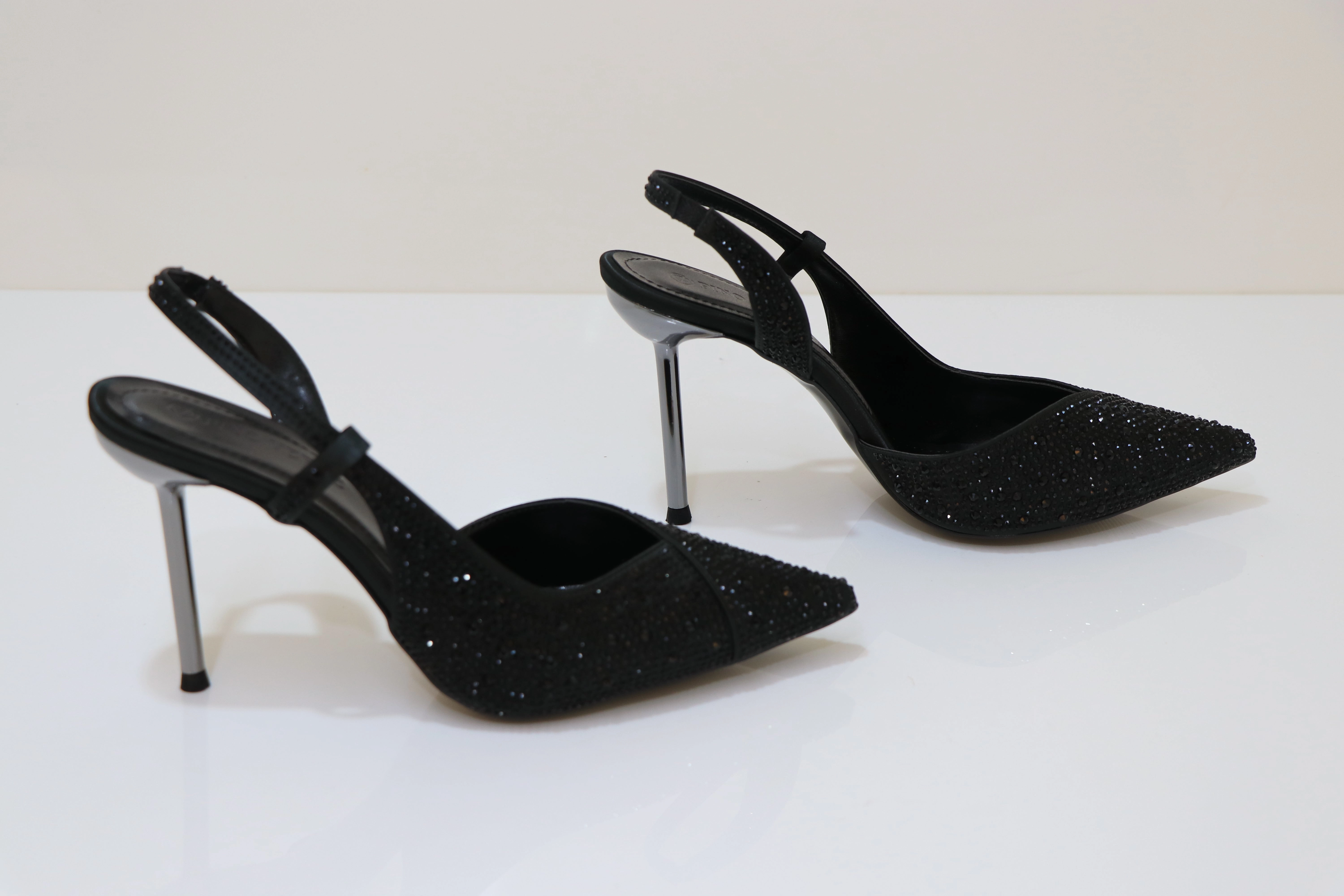 Padded Tongue PINO VERDE Strass Embellished Sandals