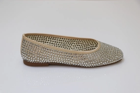 Comfort Curve PINO VERDE Strass Studded Ballerinas