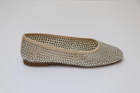 Comfort Curve PINO VERDE Strass Studded Ballerinas