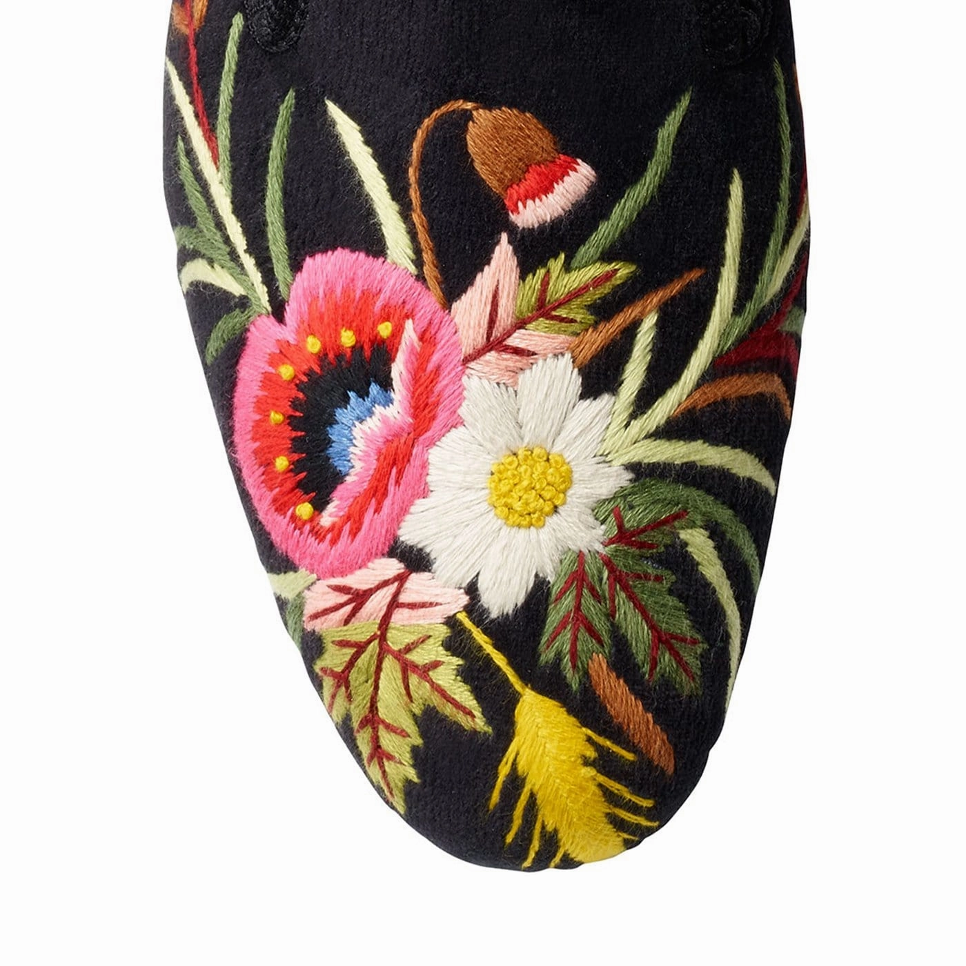 Stain Resistant Mesh Upper Poppies Black Velvet