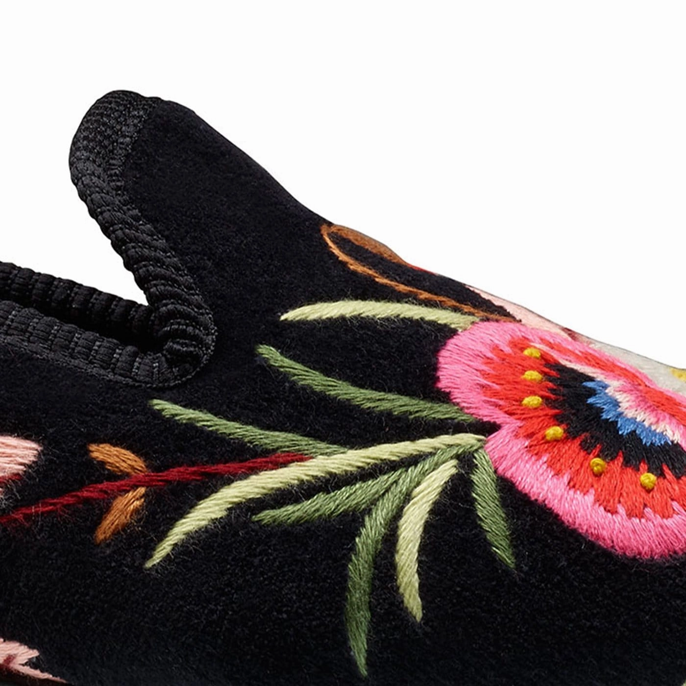 Cushioned Midsole Effortless Footwear Poppies Black Velvet