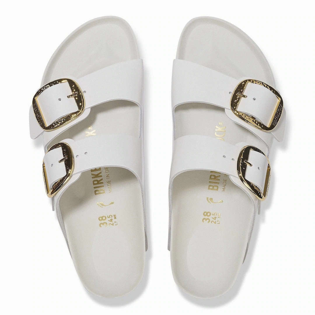 Arizona Hammered Big Buckle - Antique White Daily Comfort Dry Fast