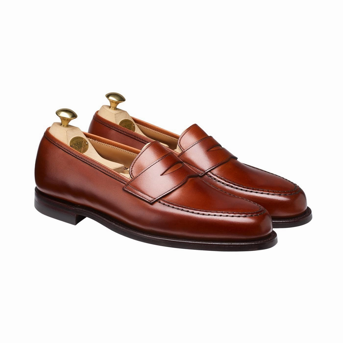 Easy Slip Boston Chestnut Burnished Calf