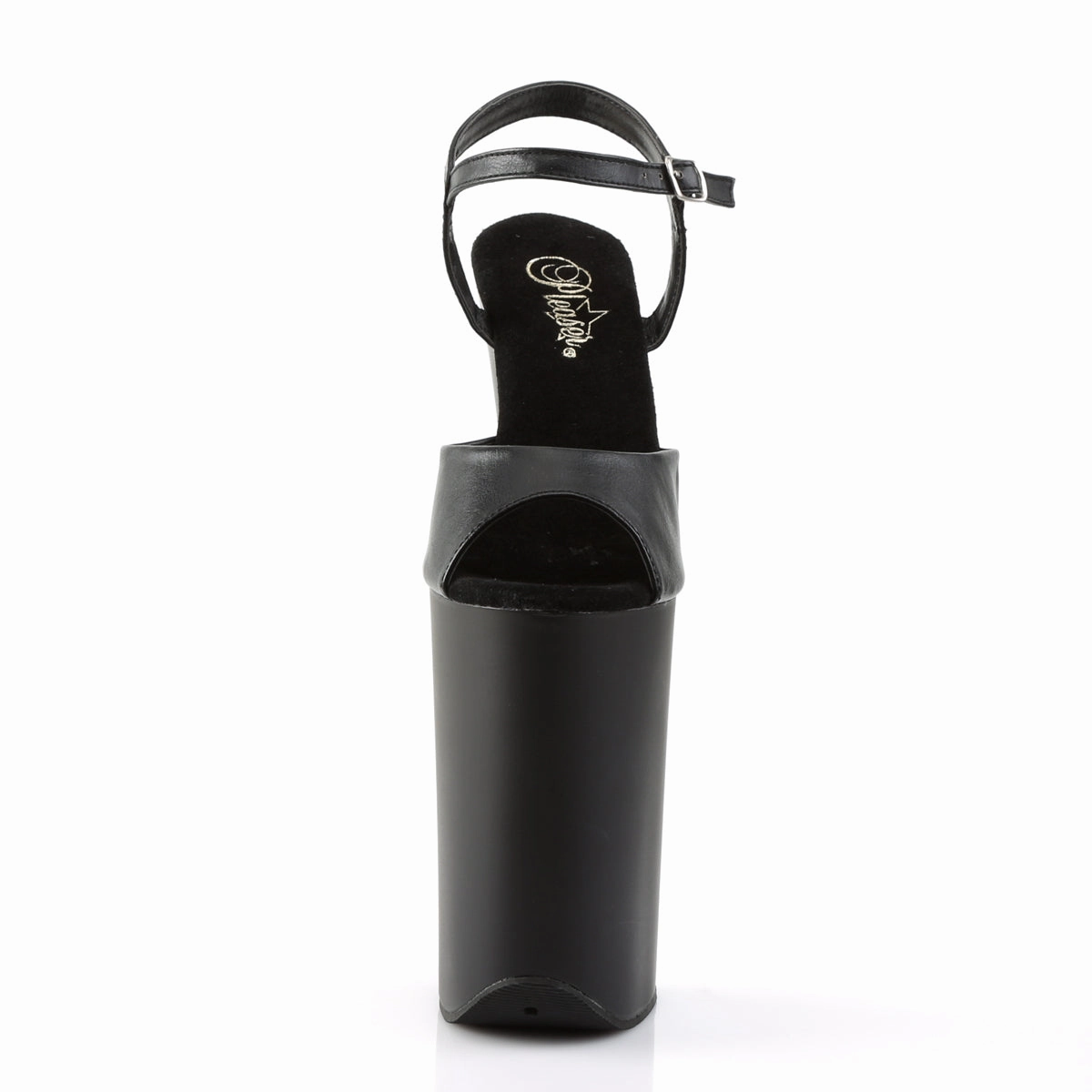 INFINITY-909 Black Faux Leather/Black Matte Comfortable For Walking Urban Utility