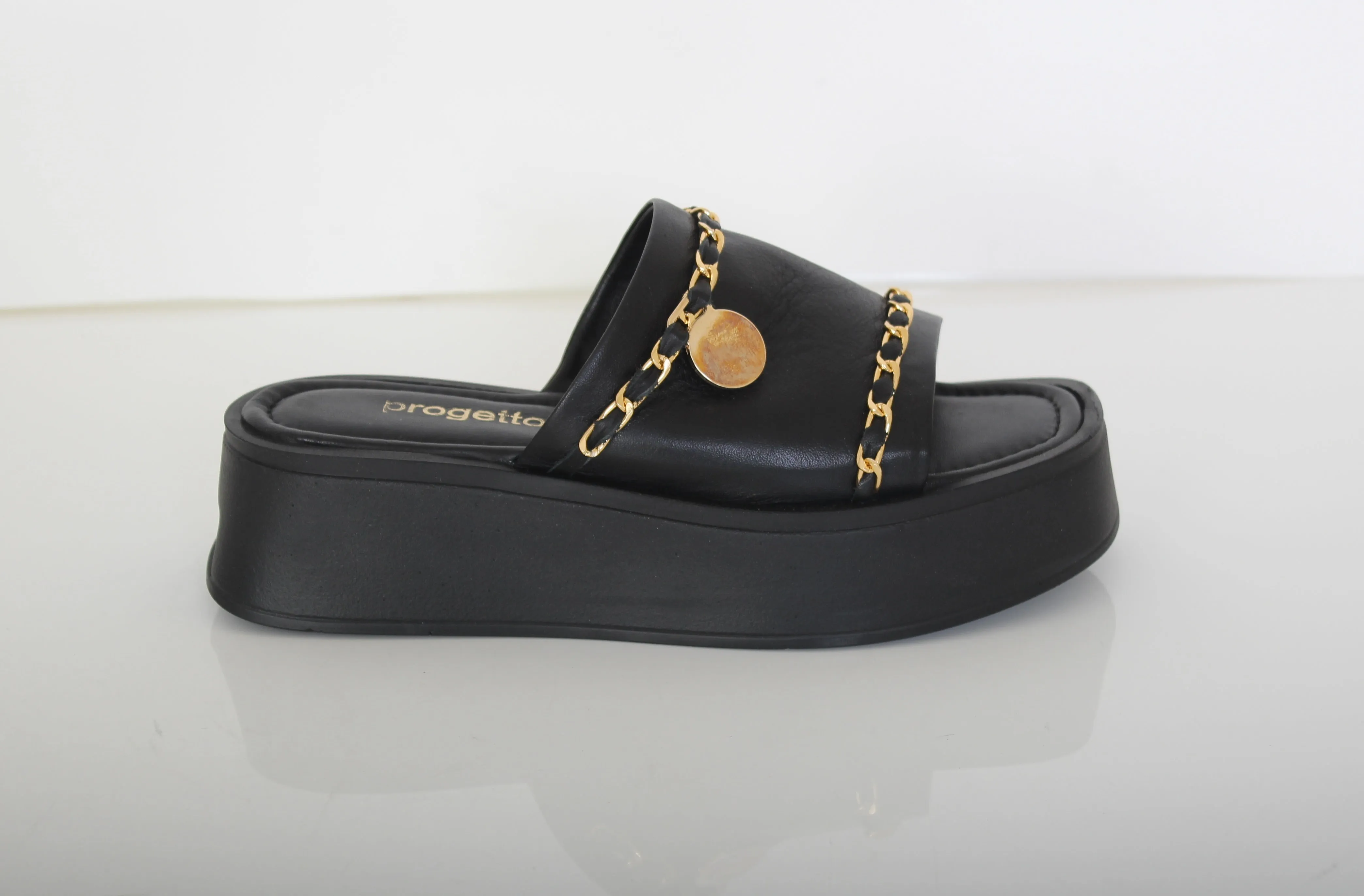 PROGETTO - FAST PLATFORM MULES Suede Material