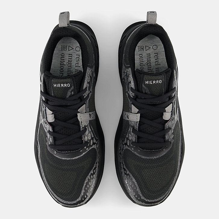 Fresh Foam X Hierro v8 - Black with Shadow Grey Workout Party Mood