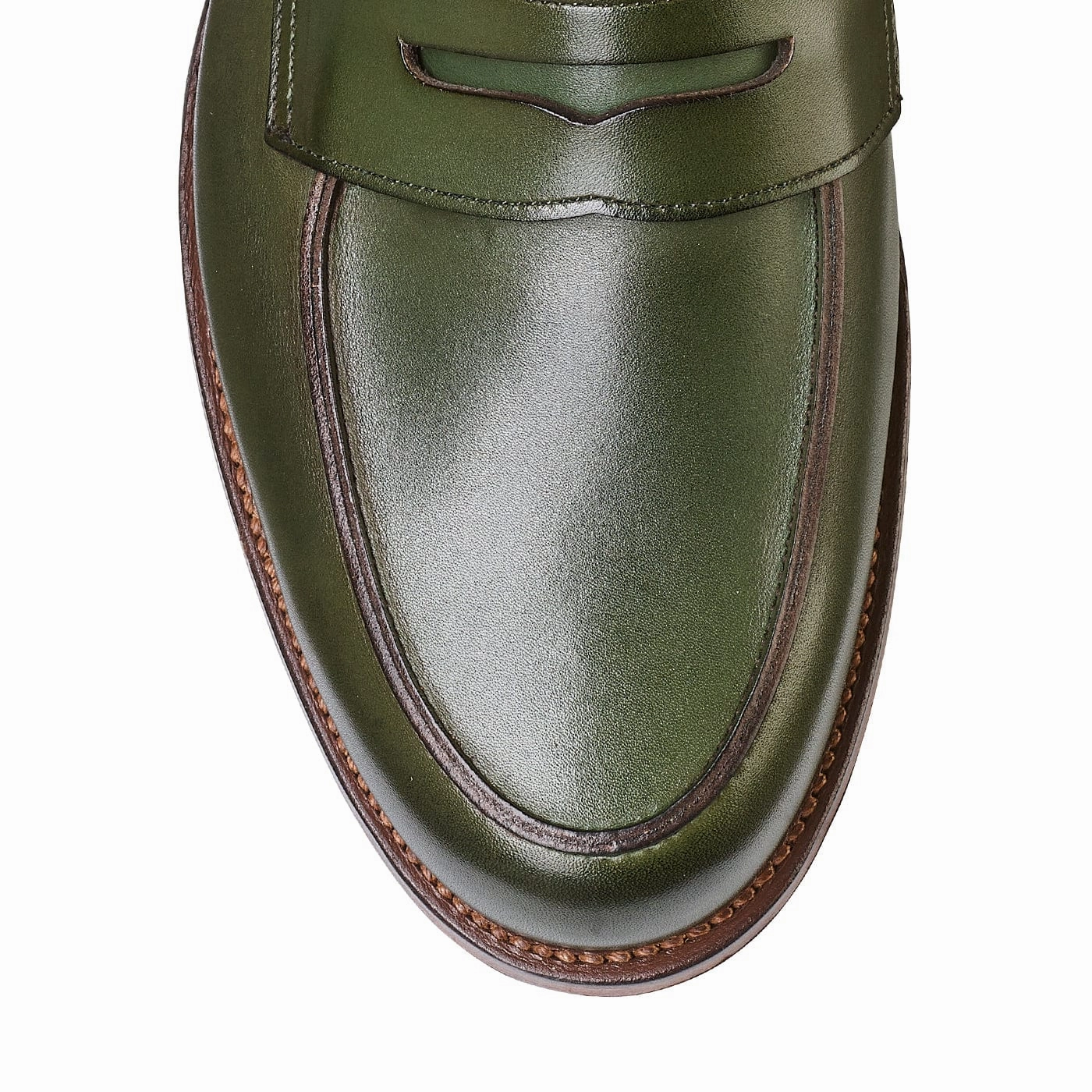 Lilou Green Calf Urban Mode British Edge