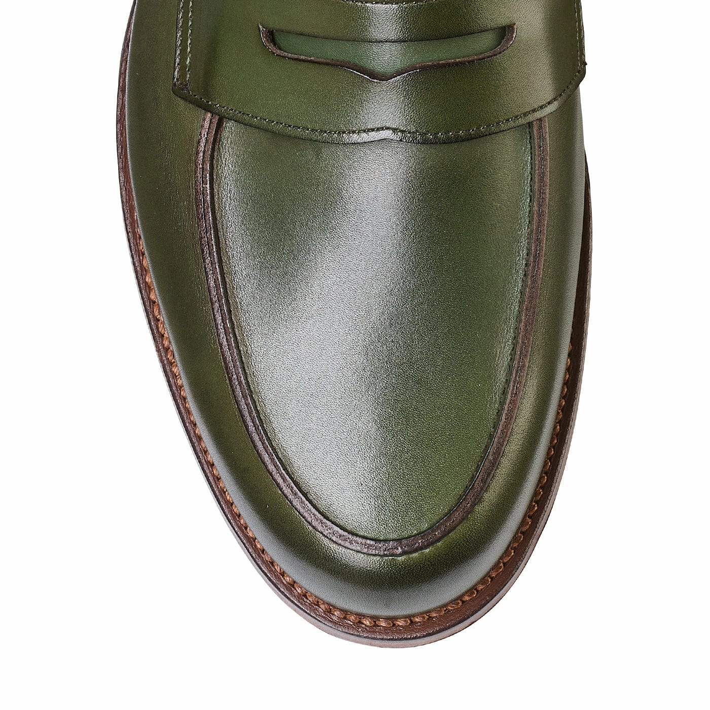 Lilou Green Calf Urban Mode British Edge