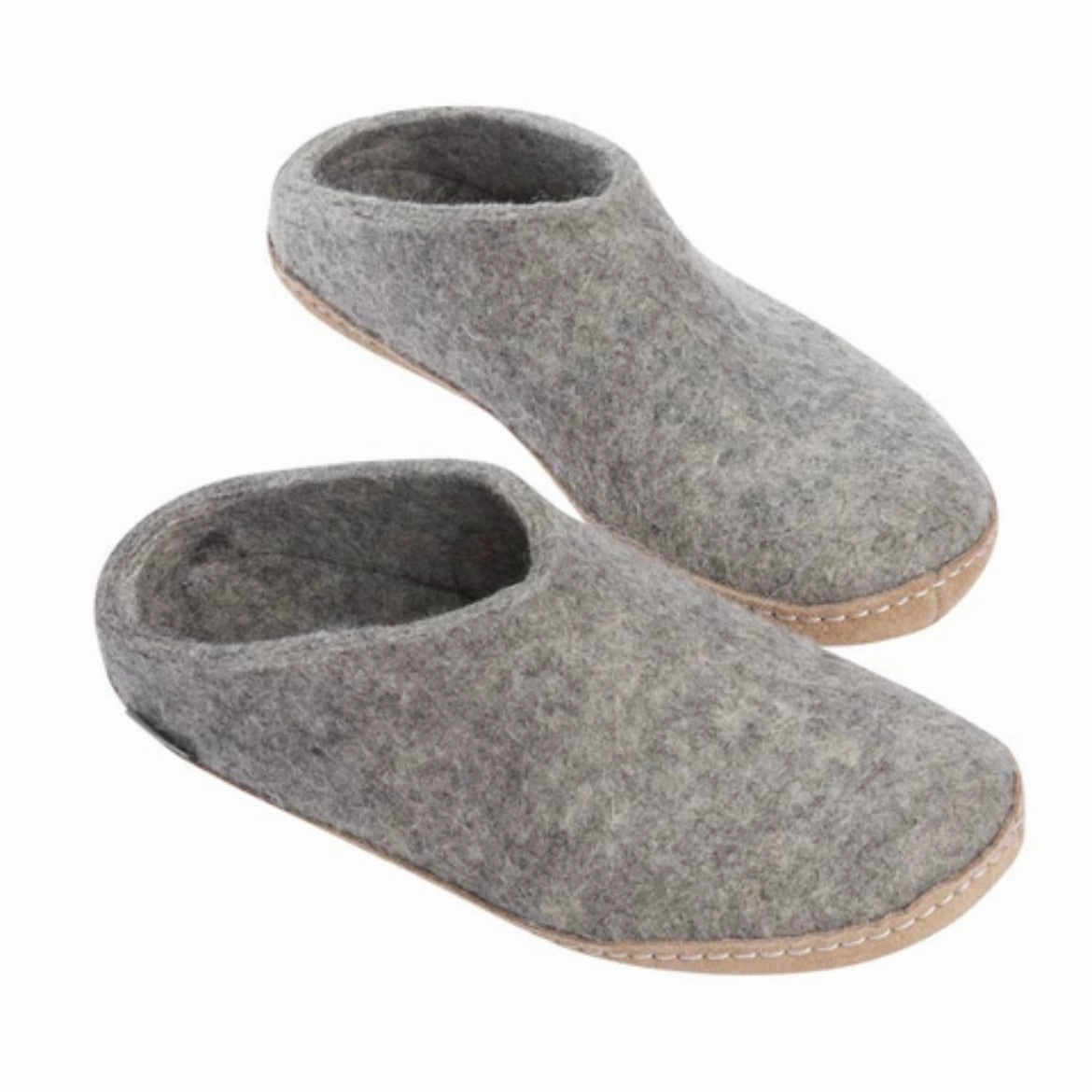 Slip-on with Leather Sole - Grey Road Running