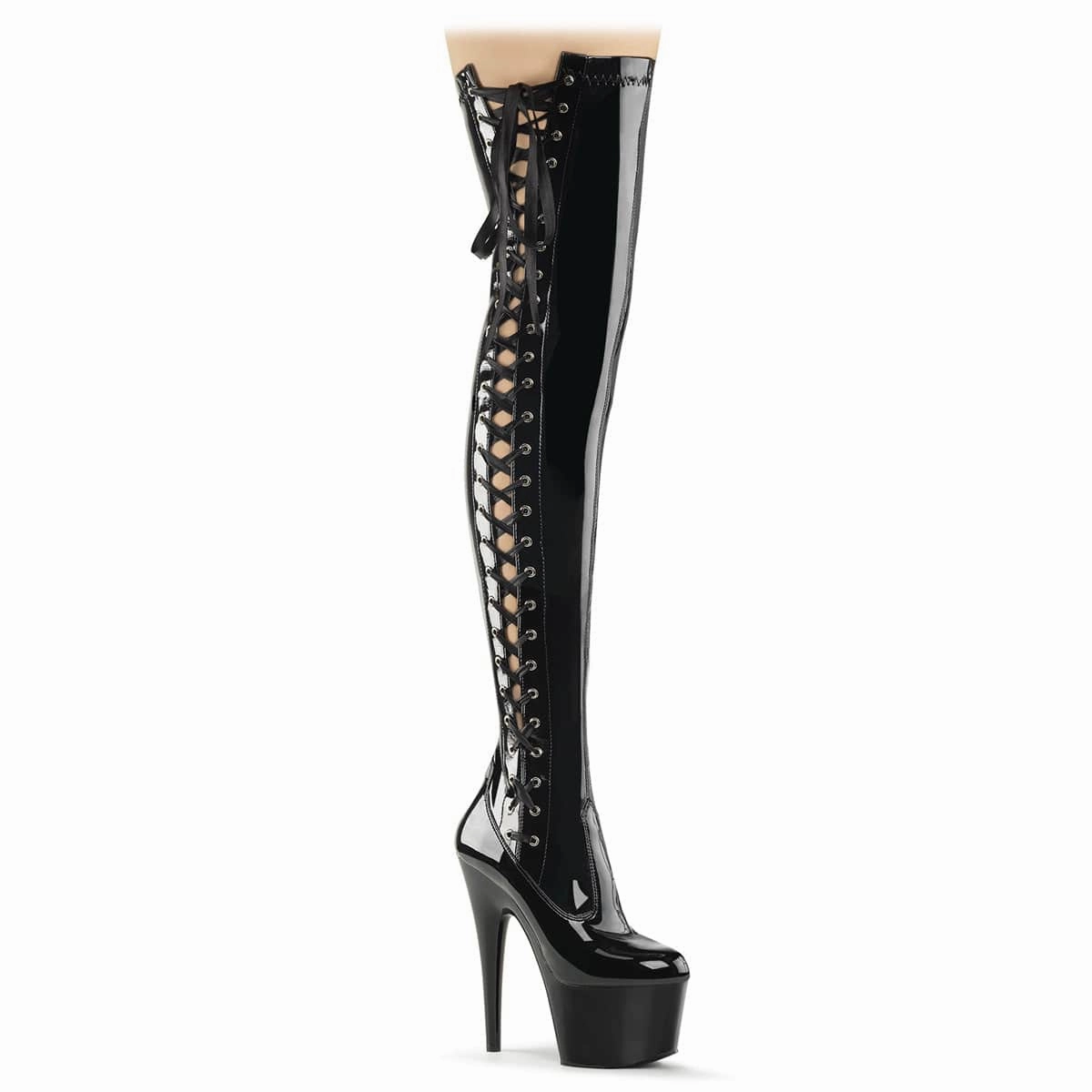 ADORE-3050 Black Stretch Patent/Black Chill Comfort