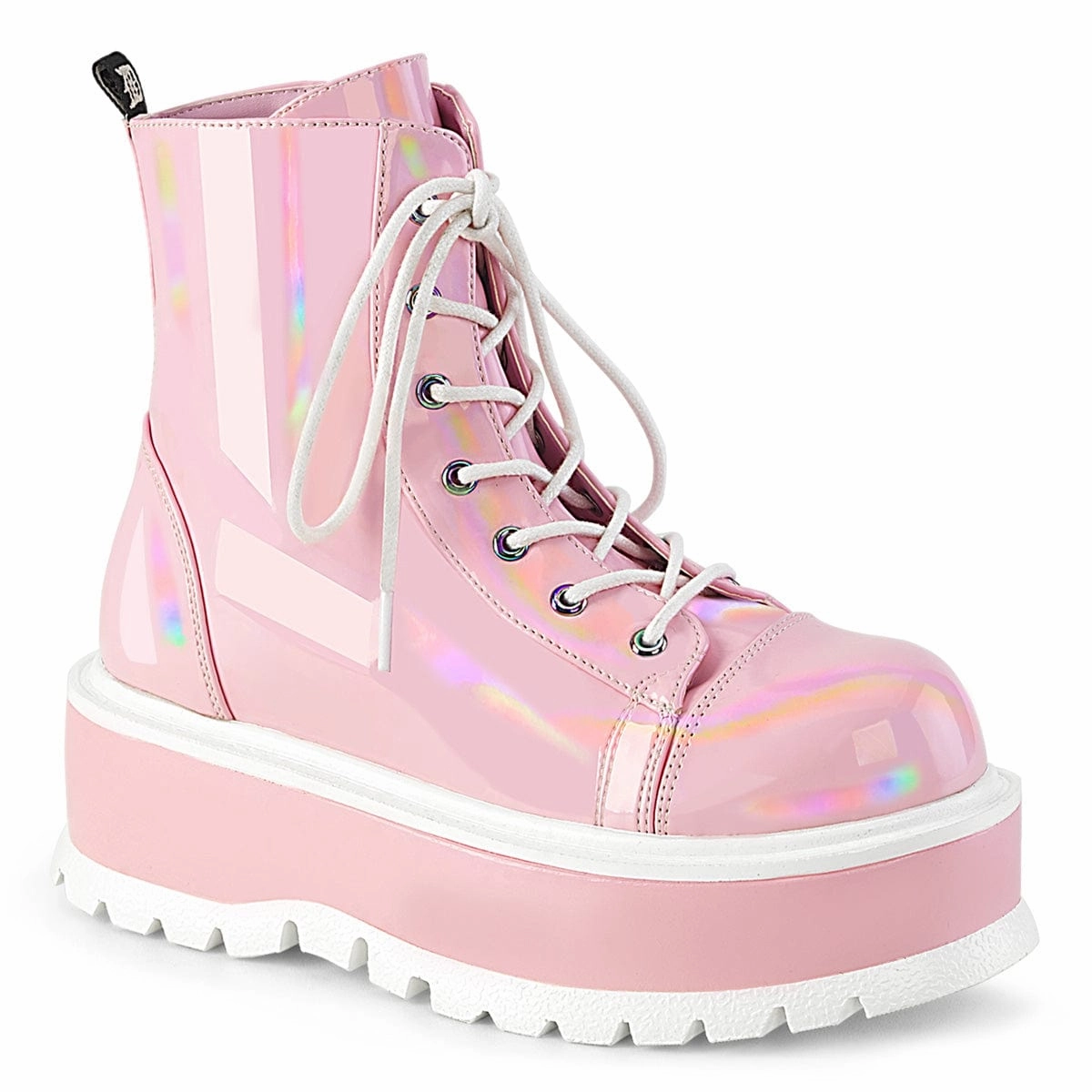 SLACKER-55 Baby Pink Hologram Patent Street Ball