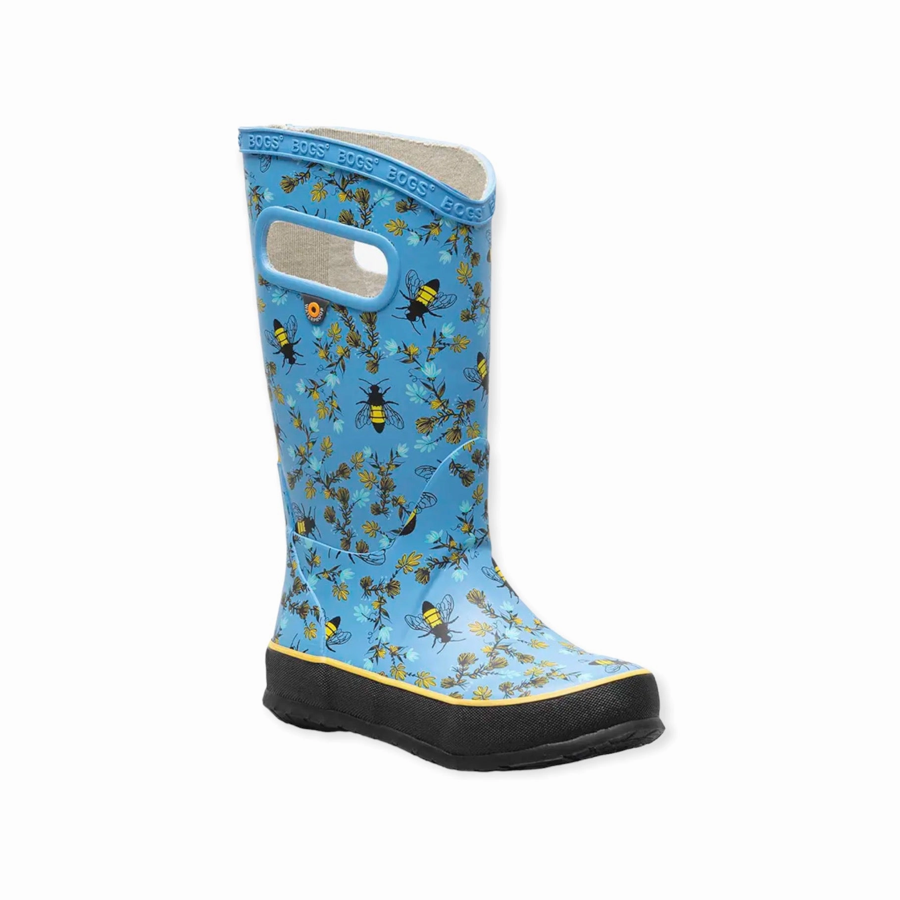 Rainboot Bees - Azure All Function Solid Stitching