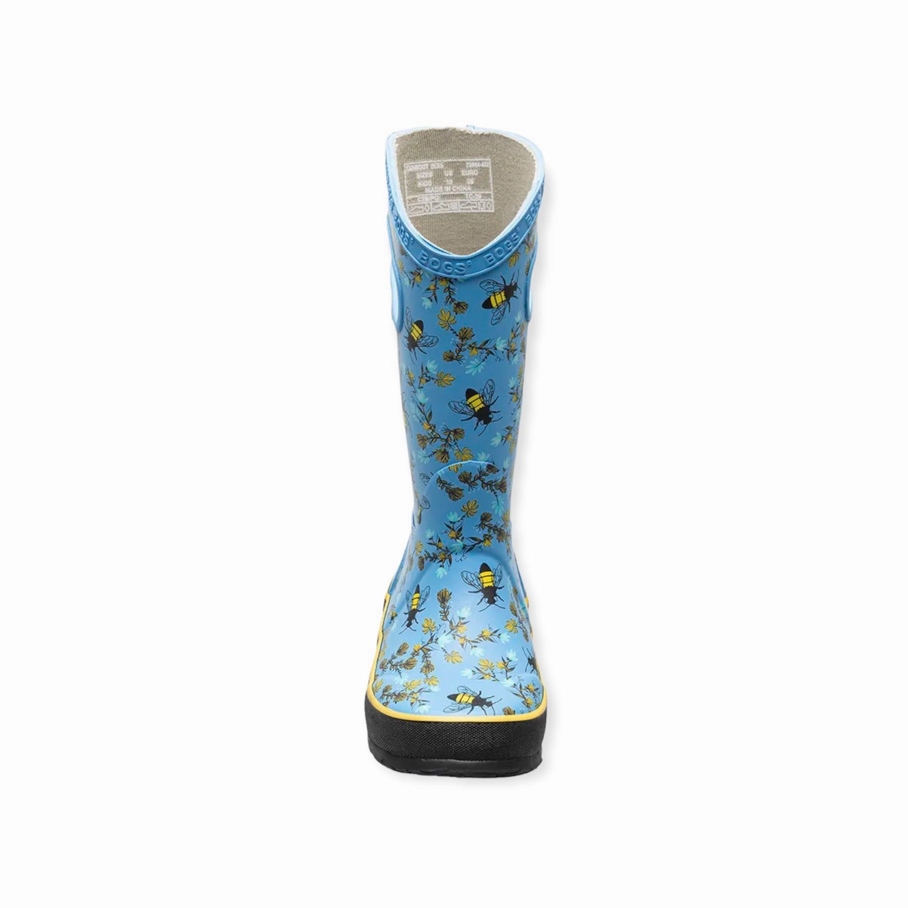 Breathable Support Mesh Rainboot Bees - Azure