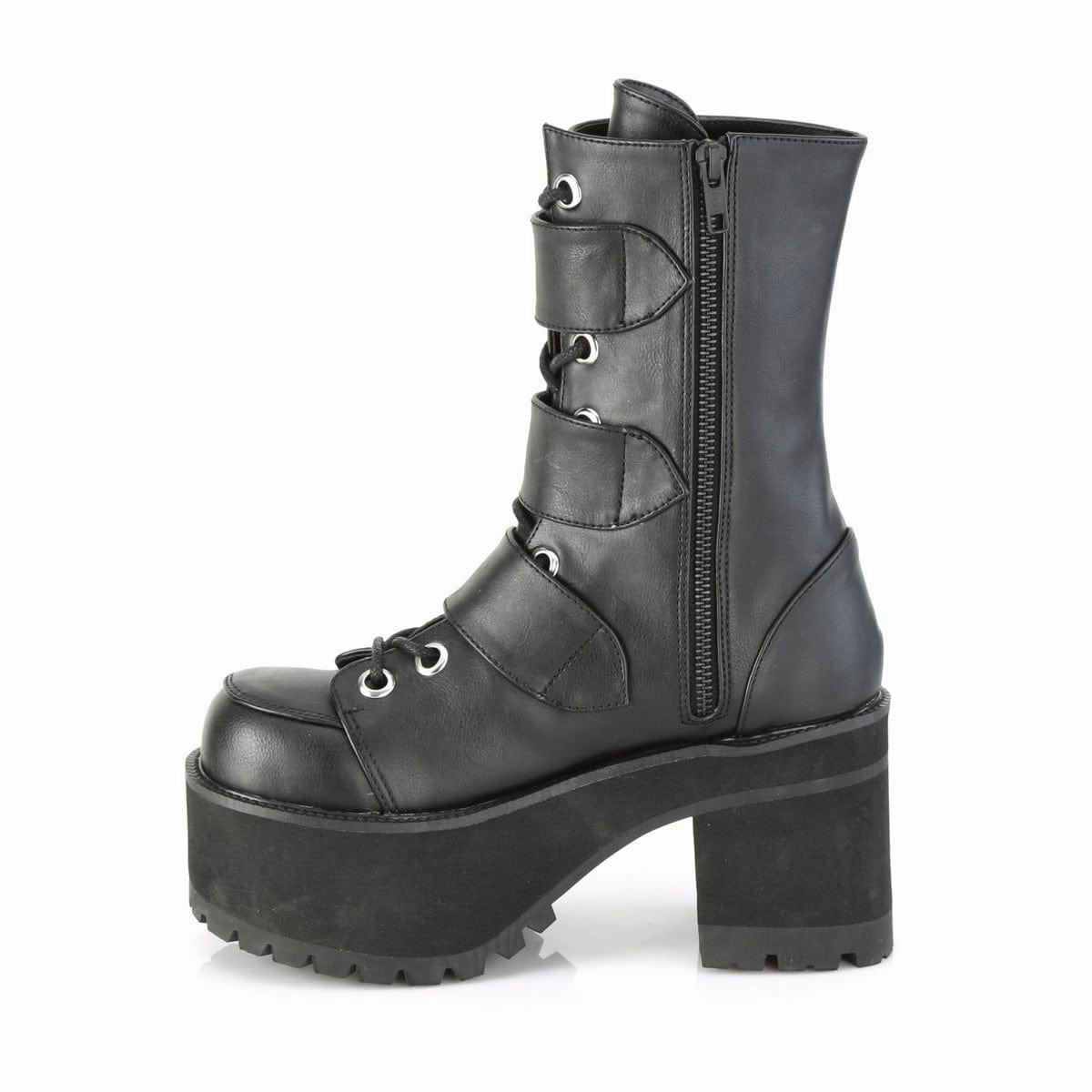 Date Ready RANGER-308 Black Vegan Leather